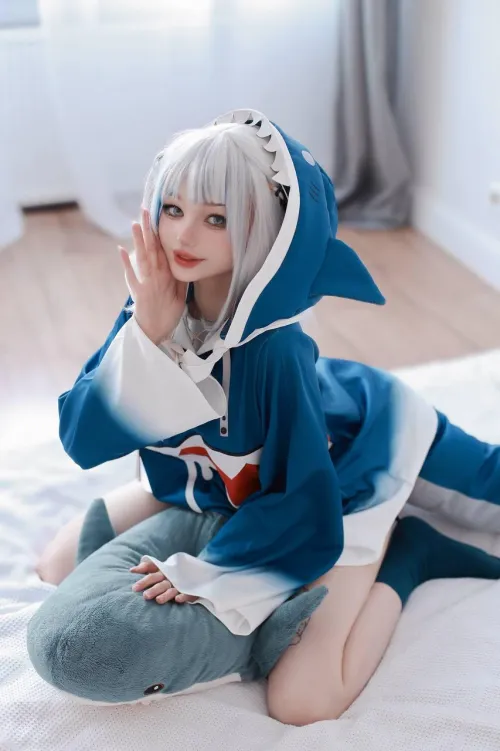 Thumbnail Seductive Transformation: Gawr Gura Cosplay by Die_Objective | Cosplaygirls