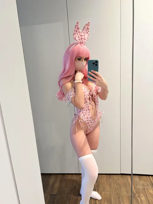 Thumbnail Pretty in Pink: The Ready-to-Jump Bunny | yourloveYasmin | OnePieceSuits