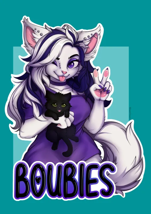Thumbnail Badge Commission Art By Me by TheShanChan | Furry