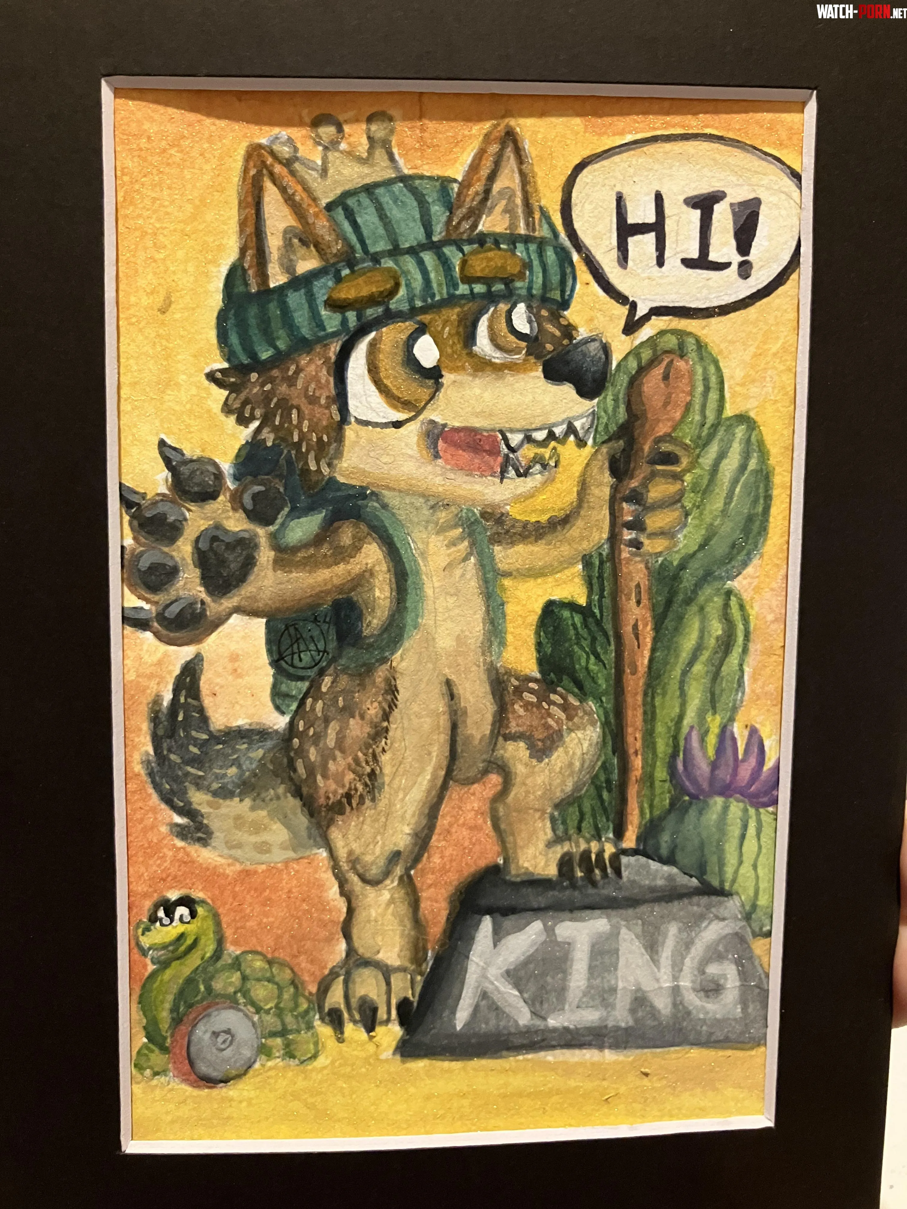 Drew a Hi King piece for Charity Auction at PDFC Art by me by artistninjakai