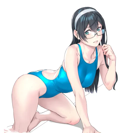 Thumbnail KanColle Moment: Ooyodo Competes in Swimsuit by llamanatee - AnimeBodysuits