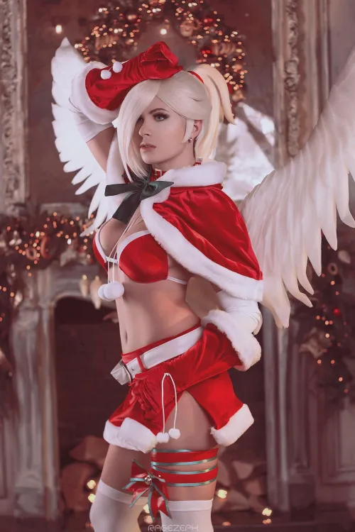 Thumbnail Yuna Kairi Showcases Mercy from Overwatch: A Cosplaygirls Delight