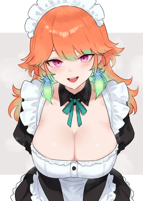 Thumbnail Maid Kiara Hololive by xSaviour_N, ecchi