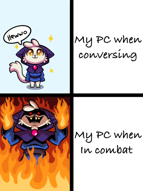 Thumbnail War_Dyn27's 'Playing a Sorcerer in DampD' Art Exploration in Furry