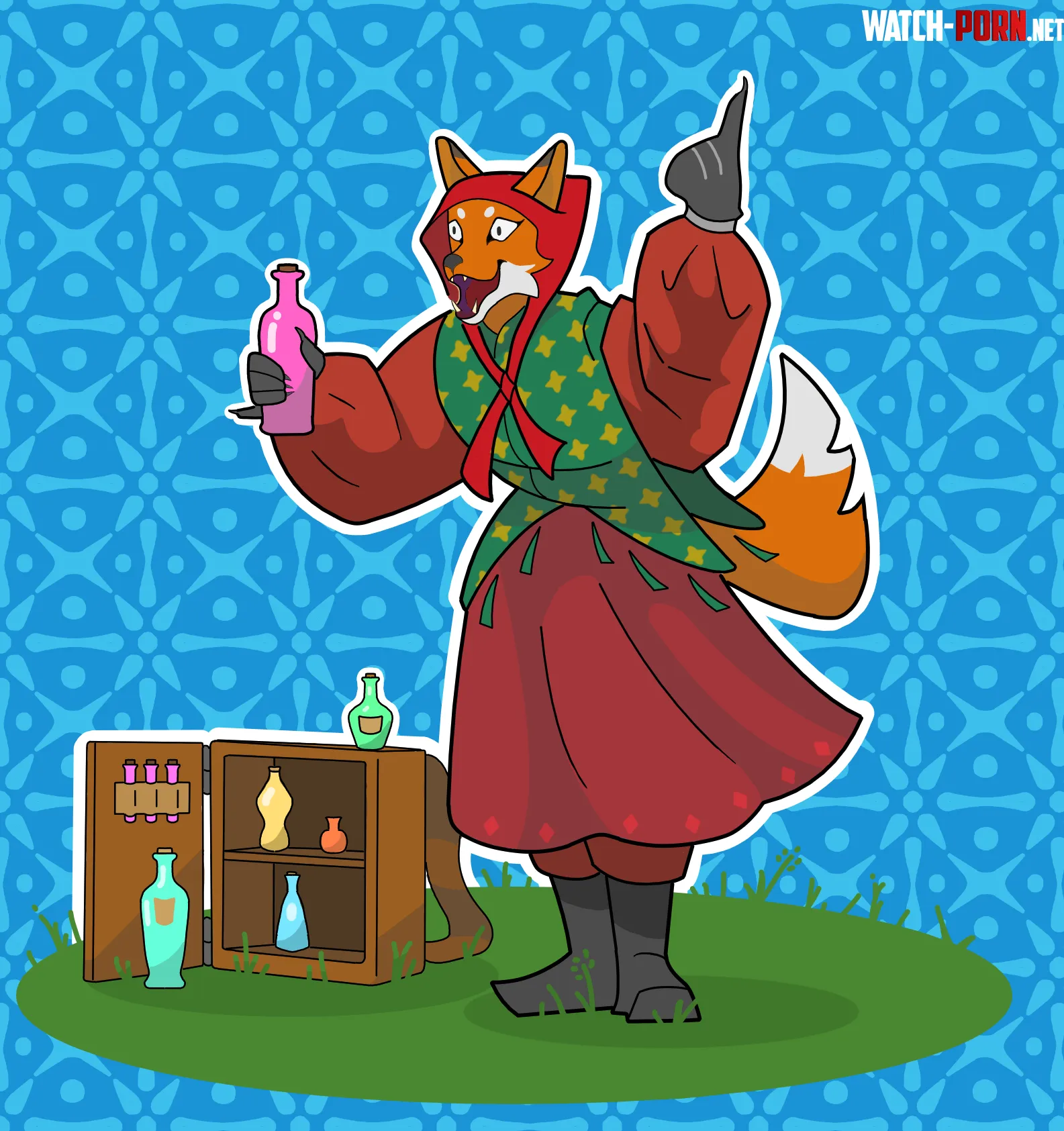 Trustworthy potion seller by kkungergo