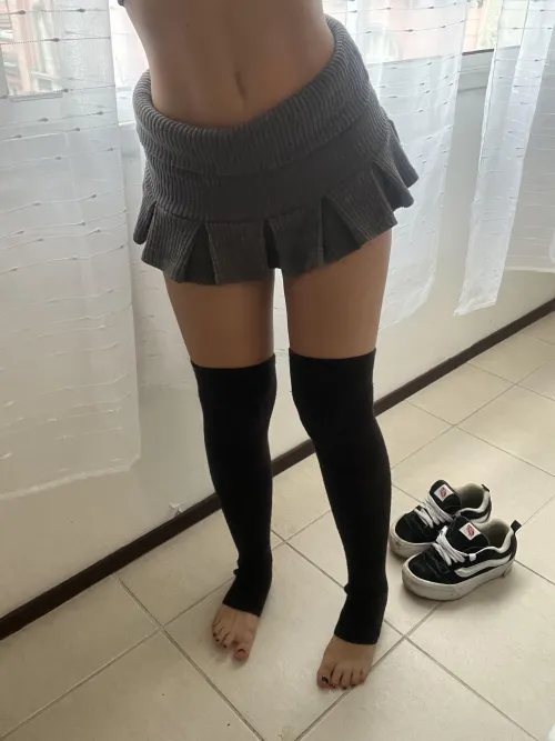Thumbnail My Long Legs in These Slutty Knee Socks by kimisias - Slut Category