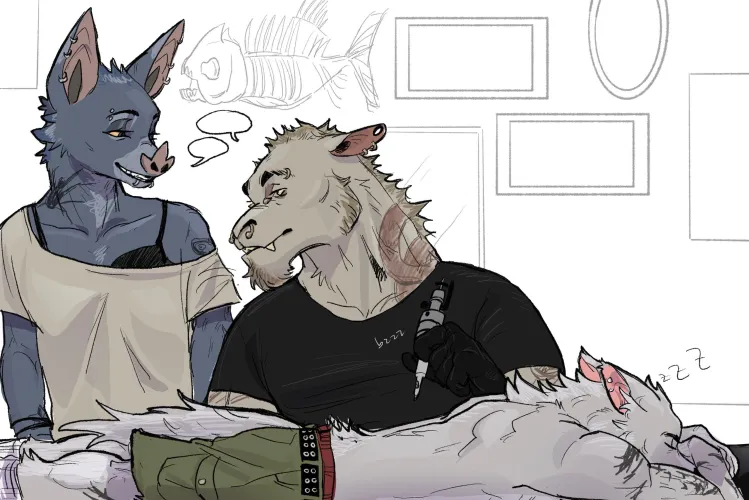 Thumbnail Tattoo Parlor Chatter: Insights and Stories from Sensitive-Cap68 in the Furry Community
