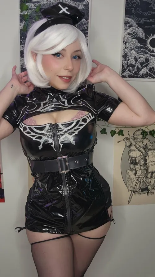 Thumbnail Nurse 2B Self from Nier Automata by deniponTV | cosplaygirls
