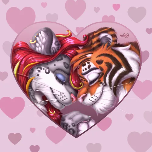 Thumbnail NaotoUniverse's 'Valentines Heart' Art - A Furry Essence