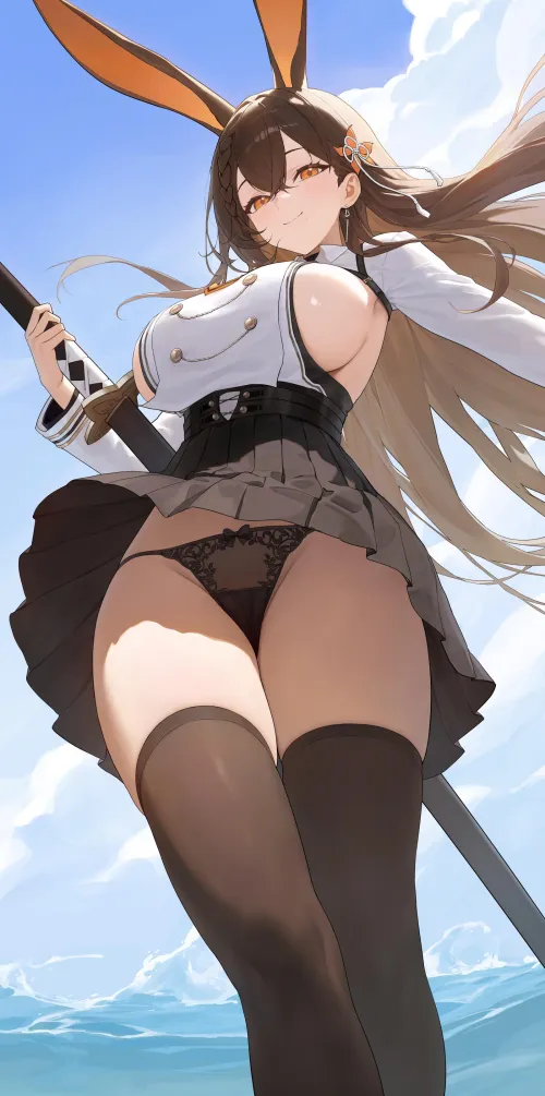 Thumbnail Chikuma Azur Lane's Allure by Silent_Steak_9540 | ecchi Category
