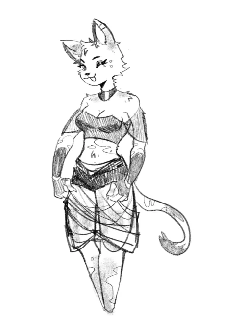 Thumbnail Crafting DND Characters: Tabaxi Dancer NPC by pendantdropper