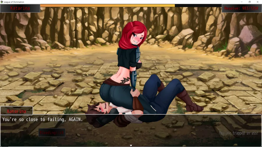 Thumbnail Indulge in Katarina Facesit by WatchfulOwl11 on Rule34LoL