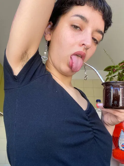 Thumbnail Sensory Delight: Lick or Smell My Hairy Armpits by Latinxscorpion | HairyArmpits
