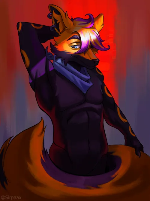 Thumbnail Luna is seeing you art by me by Sirpaax | furry Category