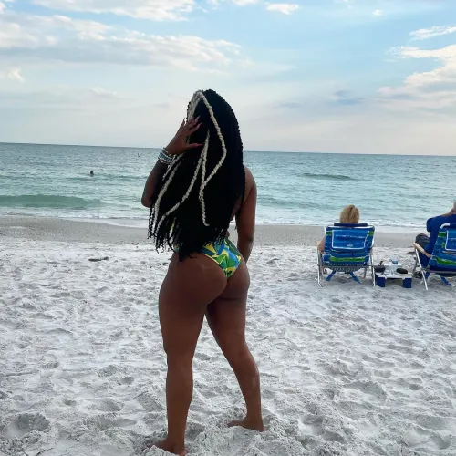 Thumbnail Beach Fantasy: Comfortable-Sky-5052's Seductive Request - HotBlackChicks