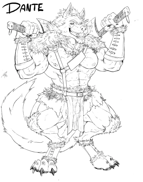 Thumbnail Dive into the Furry World with CptCarlWinslow's Dante the Barbarian