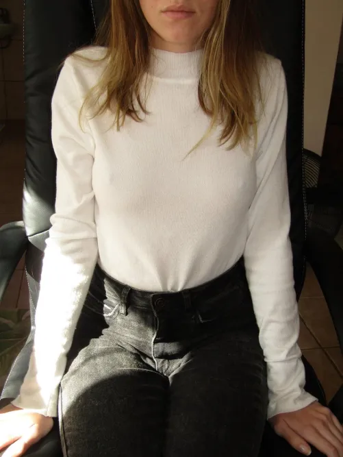Thumbnail Unnoticed Elegance: Embracing Braless Beauty by BabySparkleGirl