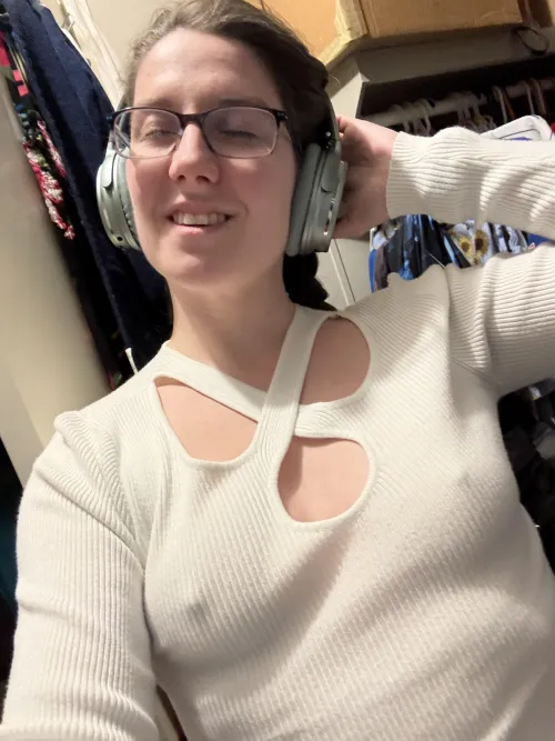 Thumbnail Love the Way This Shirt Shows Them Off by Scarletttfoxx in the Braless Category