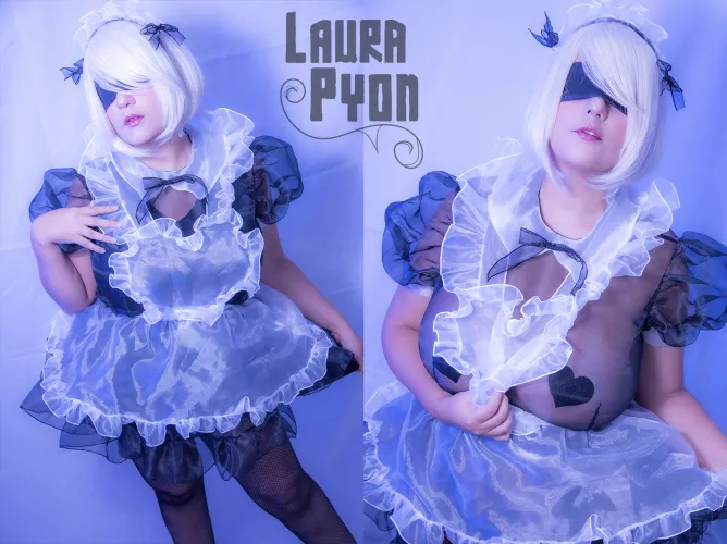 Thumbnail Unveiling 2B Maid Laura Pyon Costumes for Nier Automata Fans