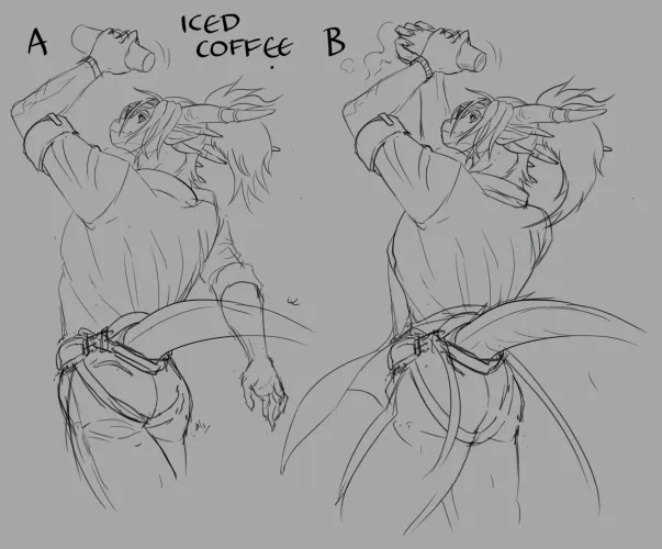 Thumbnail Dragon Barista OC Development by BenthicBen