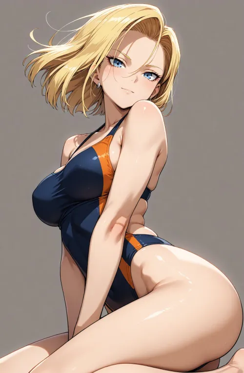 Thumbnail Anime Bodysuits Icon: Android 18 DBZ by CheetahSperm18