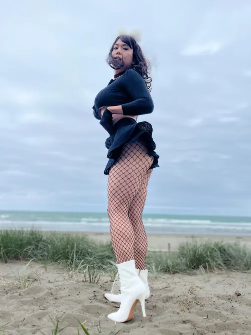 Thumbnail Beach Bimbo Fun: Asian Boy's Outfit Adventure by Xdressingboardgamer