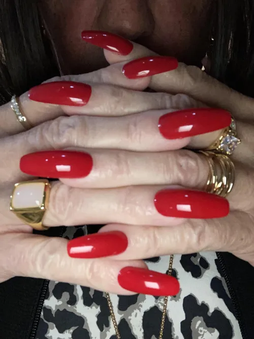 Thumbnail Legitimate_News_4065 Questions Long Red Nails on a Man - Nail Fetish