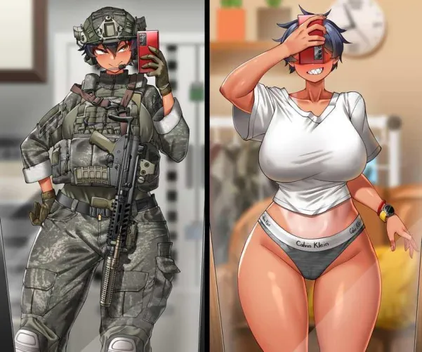 Thumbnail At Work vs. At Home Hitch - The Dichotomy of Ecchi Revealed by ChilldDumpster