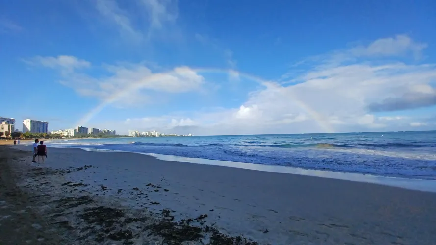 Thumbnail Beach Beauty: Immerse in 'A Beautiful Sight at the Beach in Puerto Rico' by Mushroom0064