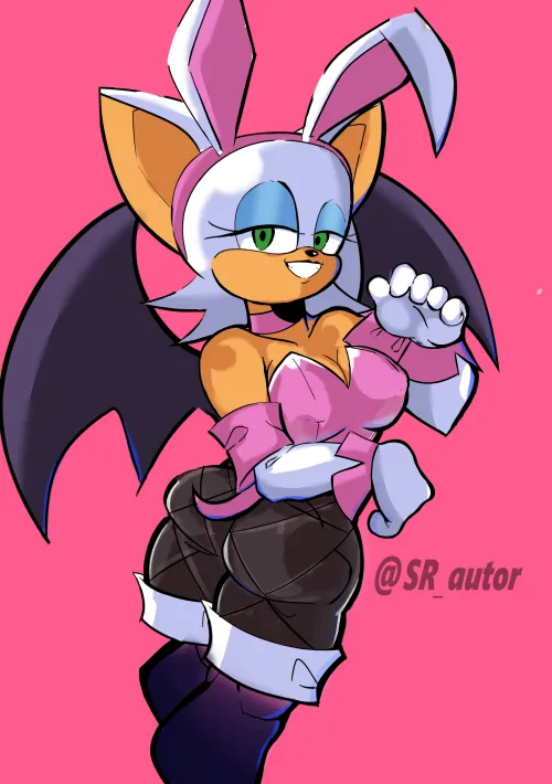 Thumbnail ograndaautor Presents a Furry Tale: Rouge the Bat in Bunny Outfit