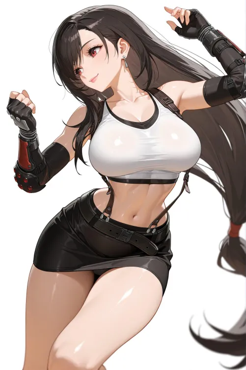 Thumbnail Tifa Lockhart FFVII: Exploring Anime Midriff Fashion