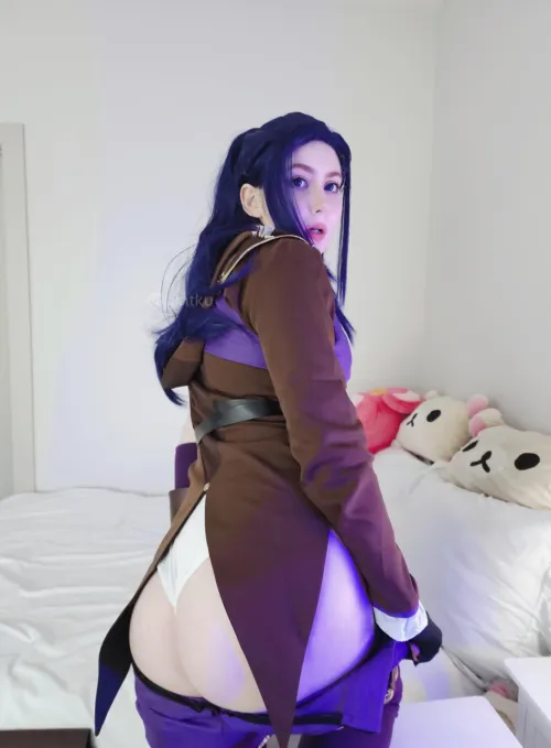 Thumbnail gintkunya Impresses with Arcane Caitlyn Cosplay: cosplaybutts