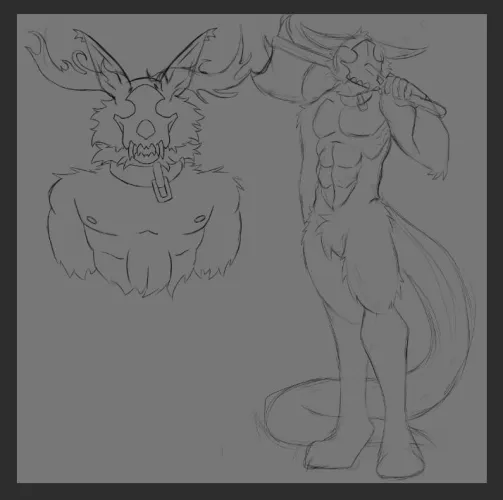 Thumbnail He Needs a Pet, Any Pet Recommendations. It Can Be Anything, Even Made-Up Ones - Art by Melazyozay - Author: Lazy-Ozay | Furry