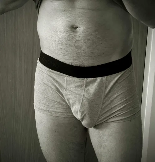 Thumbnail Unveiling New Boxers at 33: Straight Bulges Story by Send-Me-Picx