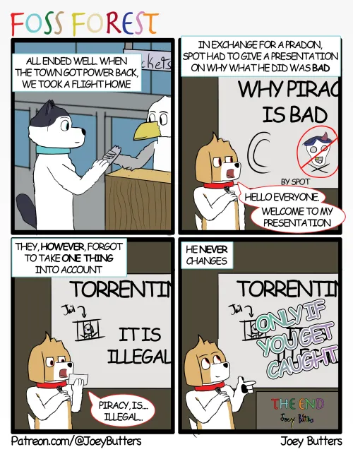 Thumbnail FossForestComic's Powerpoint Presentation of Foss Forest 97