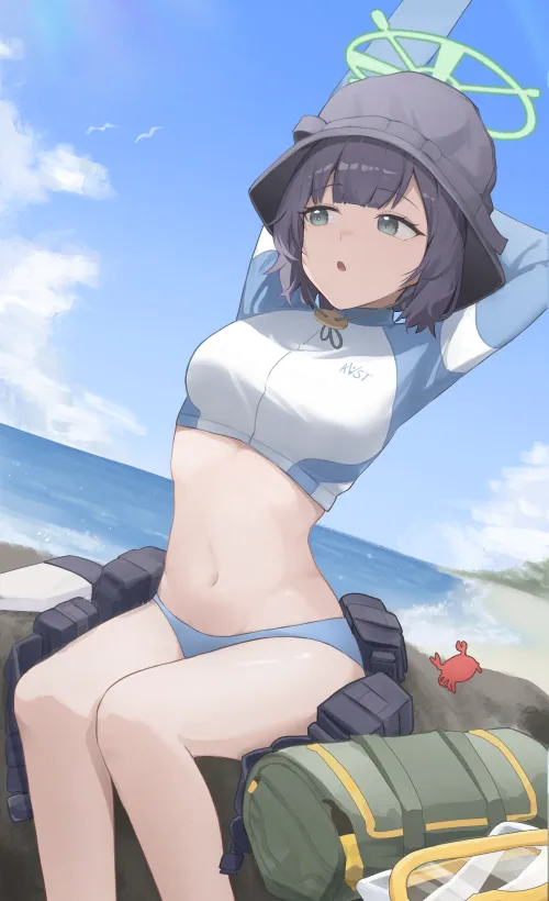 Thumbnail Swimsuit Saki Blue Archive by A_MASSIVE_PERVERT: A Sizzling Review