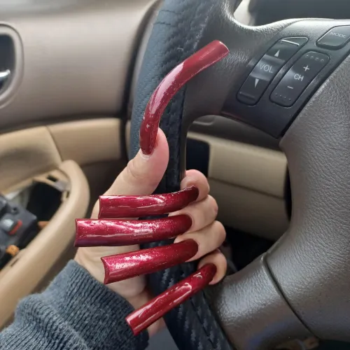 Thumbnail Longer Nails Dilemma: Deciding the Future by Longnailqueen77 | nailFetish