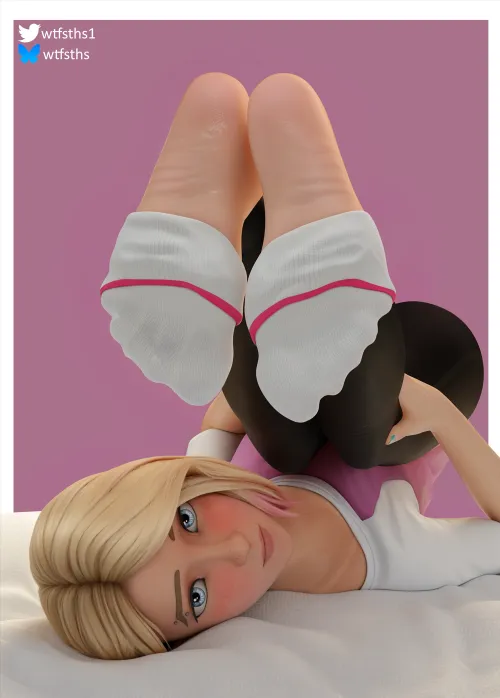Thumbnail SpiderGwen's Surprising Feat in Rule34Feet