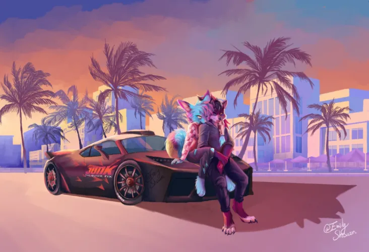 Thumbnail KaedeFennecFox's Artistry: Furry World Charm in GTA