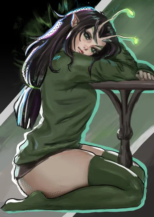 Thumbnail Marvel Rivals Piece: Mantis Art by WhailsArt - thighdeology