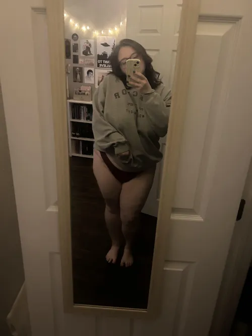Thumbnail sweet_hunnybee: Comfort and Coziness in 'Big Sweater, Tiny Panties: The Coziest PJs'