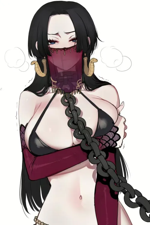 Thumbnail Bound Beauty: Boa Showcased in Captivating Chains | by DarkNeko0007