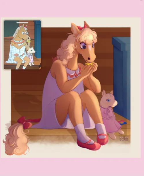 Thumbnail Carla_H_tinha Captures a Moment of Innocence in Furry Art: A Girl, a Lemon, and Joy