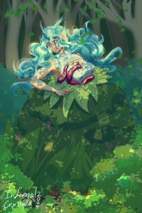 Thumbnail Imagining Aqualias' Woods Journey in Tentai