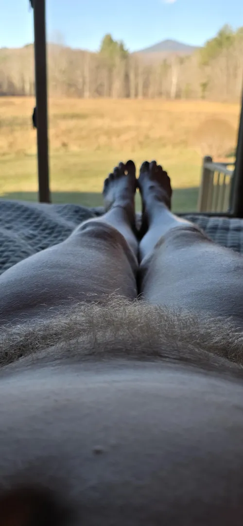 Thumbnail Nature's Beauty and More: My View of the Forest and Hairy Bush | Ferin_Official | gilf