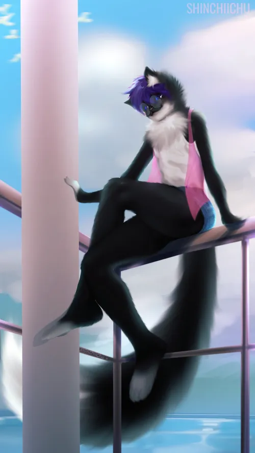 Thumbnail Sea-inspired Art: Shinchiichu's Furry Masterpieces