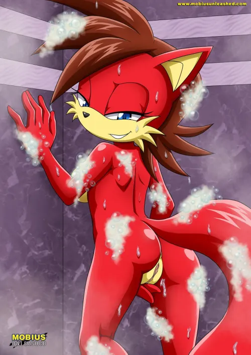 Thumbnail Fiona in the Shower Mobiusunleashed by FlowerTerrible5751 | SonicPorn