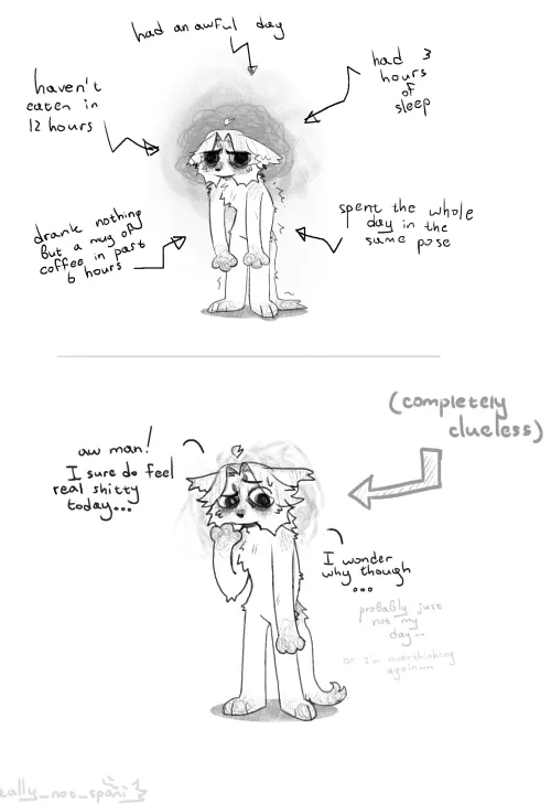 Thumbnail Navigating Body Needs with totally_not_spaniel - Furry Art