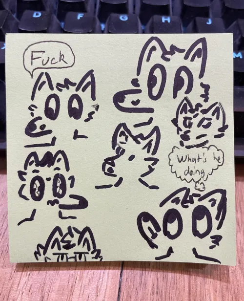 Thumbnail Doodling at Work: A Shoutout to the Creative Souls | AlphaPeregrine