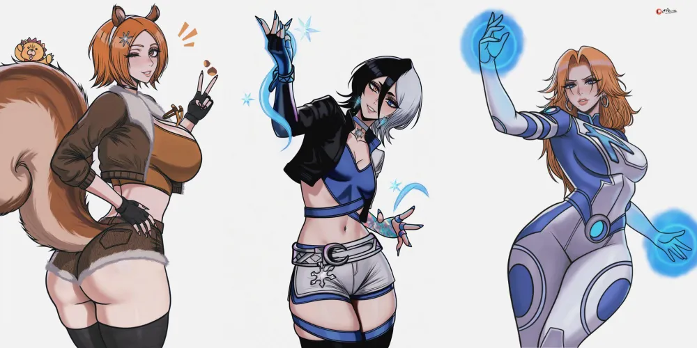 Thumbnail Thicc Ladies in Rivals Outfit - A Peek into Bleach_Hentai with Silent_Steak_9540
